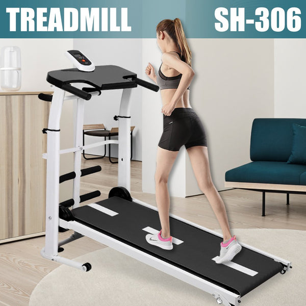 BG SPORT Treadmill Manual Elektrik Lipat Alat Fitness Lari