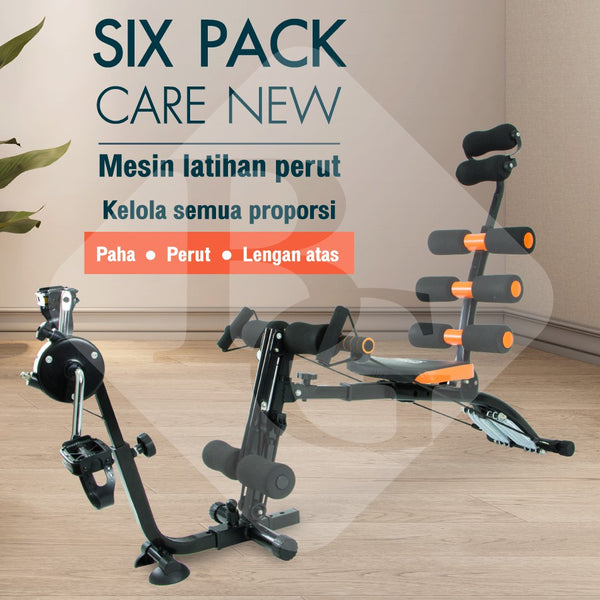 BG SPORT Six Pack Care 2in1 Sit Up Alat Olahraga Black