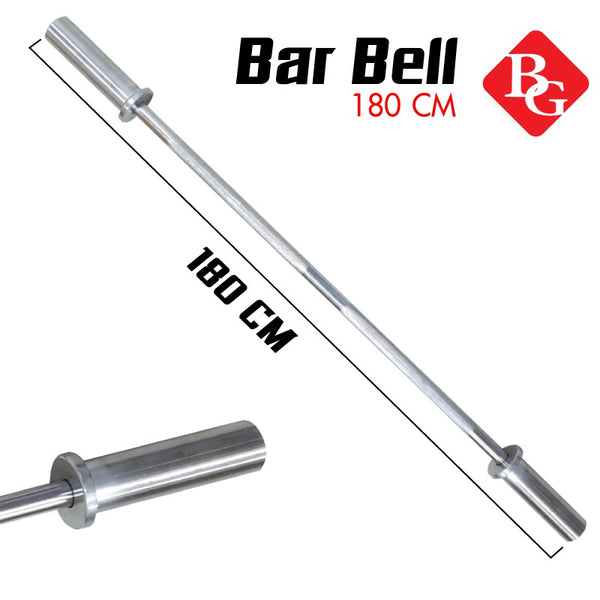 BG SPORT Barbell Rod Alat Fitness Angkat Besi 180cm