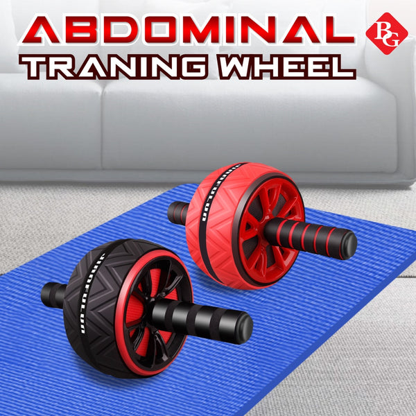 BG SPORT Abdominal Wheel Ab Roller Roda Alat Olahraga Free Matras