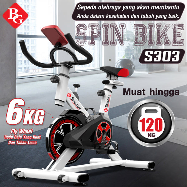 BG SPORT Sepeda Statis Spine Bike Model S303/S290/Elit 1,2,3