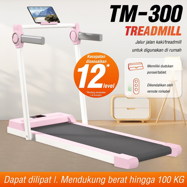 BG SPORT Treadmill Listrik Electric  Running Pad Alat Olahraga Fitness