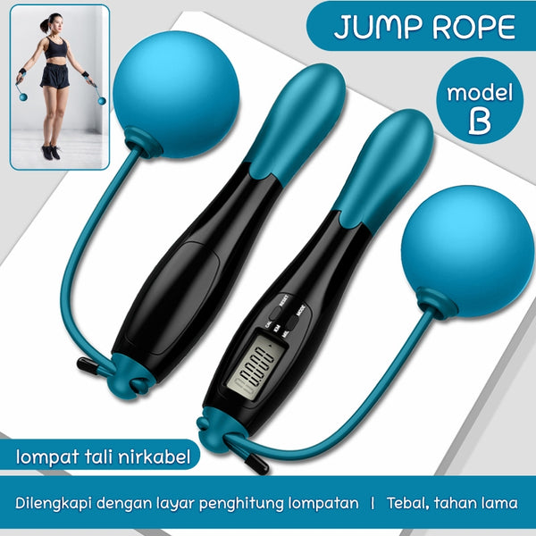 HTD SPORT  Lompat Tali Skiping Hitung Automatis Jump Skipping Rope