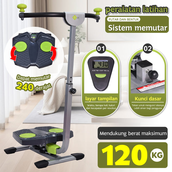 BG SPORT BODY TWISTER MAGNETIC TRIMMER BODY WAIST ALAT LATIHAN TUBUH MENGENCANGKAN PINGGANG BERPUTAR