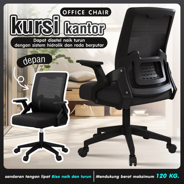 HTD Sport Kursi Kantor Kerja Office Chair Comfortable Minimalis B600