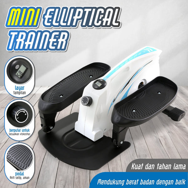 BG SPORT Stepper elips mini Gym alat fitness rumah Exercise Bike Alat Olahraga Portable