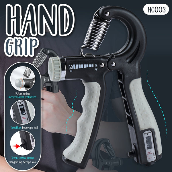 BG Sport Handgrip Fitness Alat Olahraga Otot Tangan Portable Adjustable