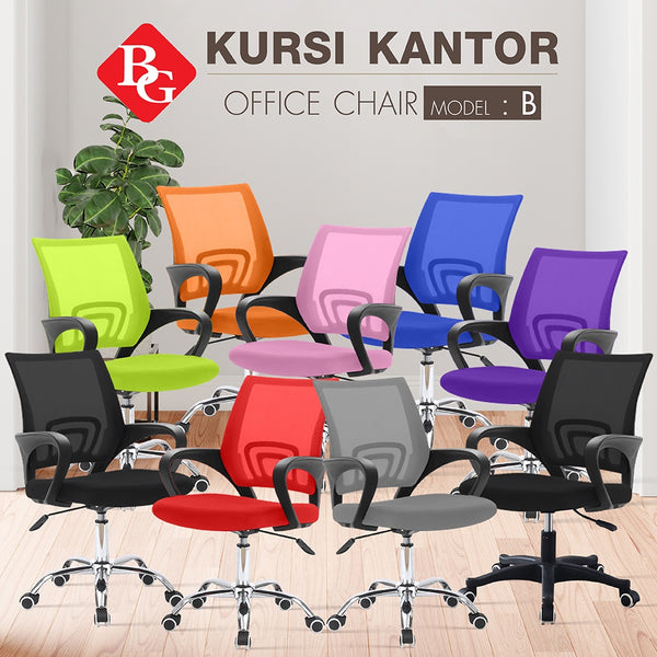 BG SPORT Kursi Kerja Kantor Office Chair Kursi Staff Model CH-B & CH-B01