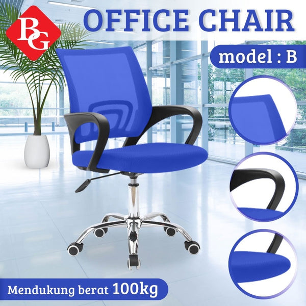 KURSI KANTOR STAFF CHAIR KURSI KERJA KURSI JARING OFFICE CHAIR STEEL