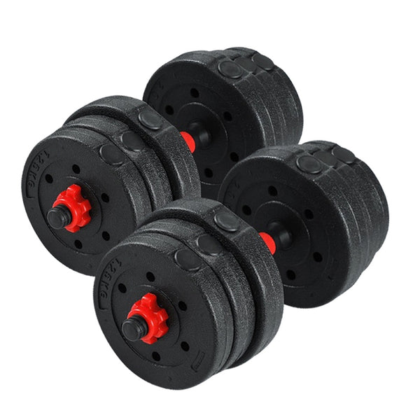 BG SPORT Dumbbell PVC Set 20kg Latihan Beban Fitness