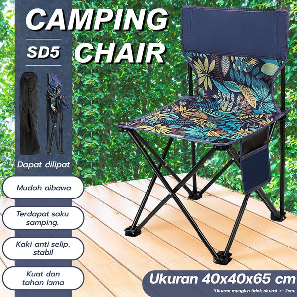 KURSI LIPAT FOLDABLE MULTIFUNGSI CAMPING MANCING OUTODOOR PORTABLE MOON CHAIR PIKNIK SERBAGUNA FREE TAS