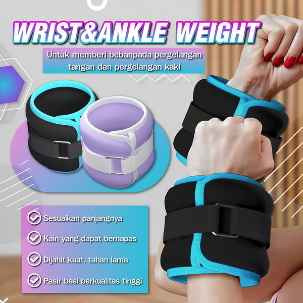 BG SPORT Beban Pergelangan Tangan & Kaki Wrist Ankle Weight Gym Fitness Workout Olahraga