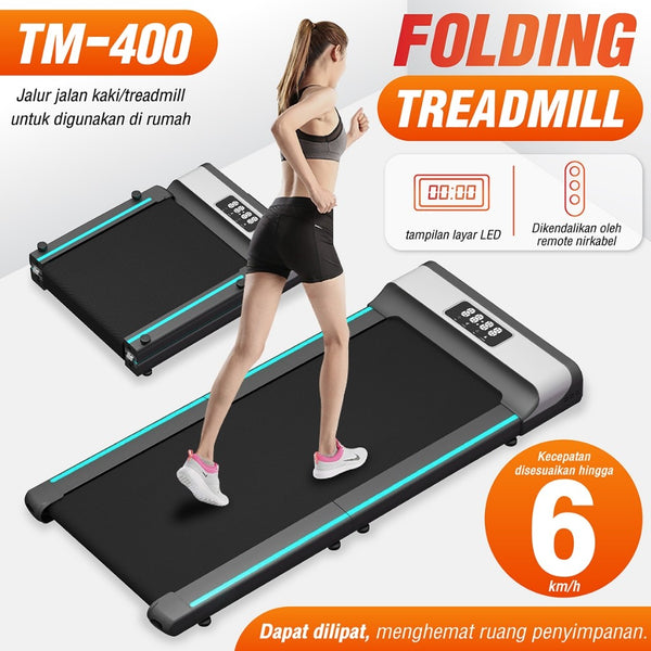 BG SPORT Treadmill Listrik Elektrik Lipat Portable TM400 & TM410