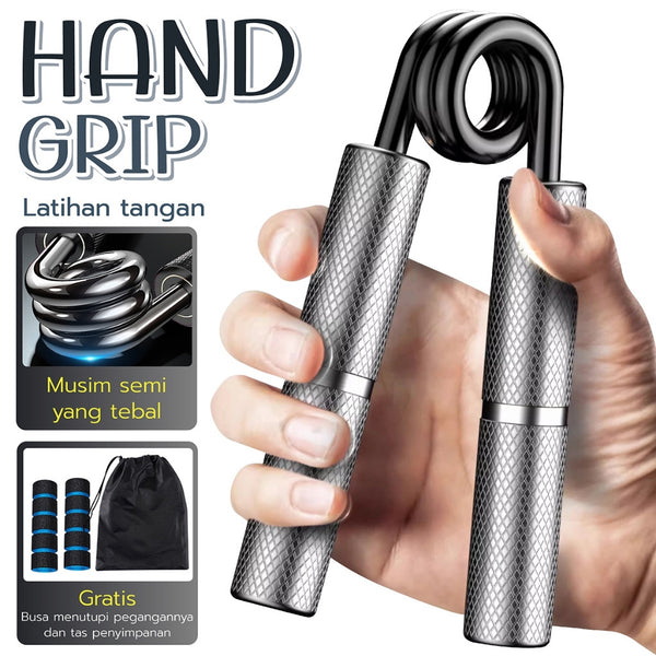 Handgrip Stregthener Alat Bantu Fitness Otot Lengan Tangan Portable HG006 FREE TEMPAT PENYIMPANAN